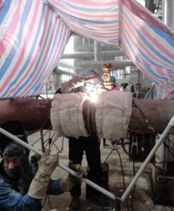 Hàn gia công ống lò - Cơ Khí Cao Phương Nga - Công Ty TNHH Cơ Khí Cao Phương Nga